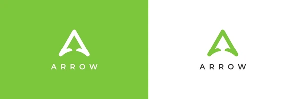 simple arrow logo image green 600nw 2494074627